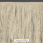 FRANJA FINA LISA 29,8cm PALHA 10m