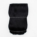 FRANJA FINA LISA 29,8cm PRETO 10m