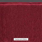 FRANJA FINA LISA 29,8cm VINHO 10m