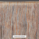 FRANJA FINA LISA 29,8m AZUL/MARROM QUEIMADO/BEGE 10m