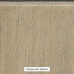 FRANJA FINA LISA 34,8cm AREIA ESCURO 10m