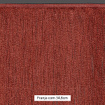 FRANJA FINA LISA 34,8cm CHOCOLATE 10m