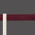 FRANJA FINA LISA 3,4cm MALBEC 10m
