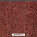FRANJA FINA LISA 35cm CHOCOLATE 10m