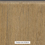 FRANJA FINA LISA 39,8cm AREIA ESCURO 10m	