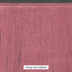 FRANJA FINA LISA 39,8cm ROSA LÍRIO 10m