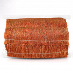 FRANJA FINA LISA 4,8cm MARROM QUEIMADO/COBRE 10m