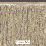 FRANJA FINA LISA 49,8cm BEGE 10m