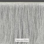 FRANJA FINA LISA 49,8cm CHAMPAGNE 10m
