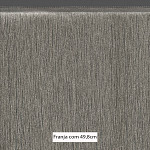 FRANJA FINA LISA 49,8cm CINZA 10m