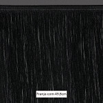 FRANJA FINA LISA 49,8cm PRETO