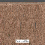 FRANJA FINA LISA 54,8cm CAMURÇA MÉDIO 10m