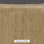 FRANJA FINA LISA 59,8cm AREIA ESCURO 10m	