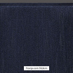 FRANJA FINA LISA 59,8cm AZUL MARINHO 10m