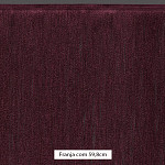 FRANJA FINA LISA 59,8cm VINHO 10m