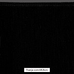 FRANJA FINA LISA 68,8cm PRETO 10m