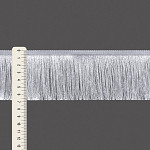 FRANJA FINA LISA 6,8cm BRANCO 10m