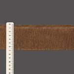 FRANJA FINA LISA 6,8cm MARROM CAMURÇA 10m