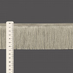FRANJA FINA LISA 6,8cm PALHA 10m