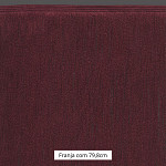 FRANJA FINA LISA 79,8cm VINHO 10m