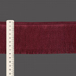 FRANJA FINA LISA 8cm VINHO 10m