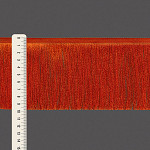 FRANJA FINA LISA 9,8cm LARANJA ESCURO 10m
