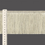 FRANJA FINA LISA 9,8cm PALHA 10m