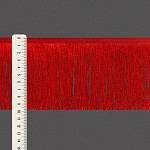 FRANJA FINA LISA 9,8cm VERMELHO CORAL
