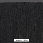 FRANJA LISA 1,11m PRETO 10m
