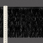 FRANJA LISA 14,8cm PRETO 10m