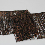 FRANJA LISA 18,8cm PRETO/COBRE 10m