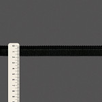 FRANJA LISA 1,8cm PRETO 10m