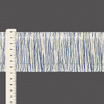 FRANJA LISA 6,8cm CRU/AZUL JEANS 10m