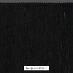 FRANJA LISA 82,5cm PRETO 10m