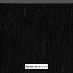 FRANJA LISA 84,5cm PRETO 10m
