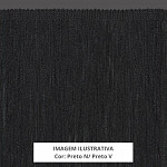 FRANJA LISA 85cm PRETO 10m