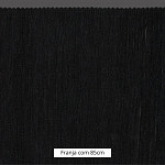 FRANJA LISA 85cm PRETO 10m