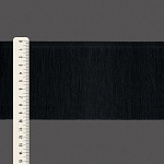 FRANJA LISA 9,8cm PRETO 10m