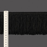 FRANJA LISA 9,8cm PRETO 10m