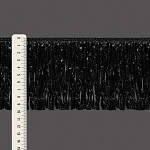 FRANJA LISA 9,8cm PRETO