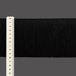 FRANJA LISA GLOW 9,9cm PRETO 10m