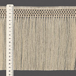FRANJA MACRAMÊ 17,8cm PALHA 10m