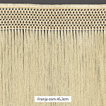 FRANJA MACRAME 45,3cm BEGE 10m