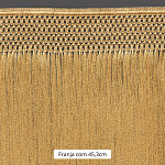 FRANJA MACRAME 45,3cm BEGE CLARO 10m
