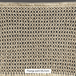 FRANJA MACRAMÊ 55,1cm AREIA ESCURO 10m