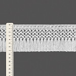 FRANJA MACRAME 7,3cm BRANCO