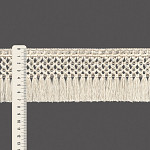 FRANJA MACRAME 7,3cm CRU