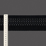 FRANJA MACRAME 7,3cm PRETO