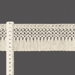 FRANJA MACRAME 7cm CRU 10m