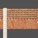 FRANJA MACRAMÊ ANABEL 10,2cm MARROM/BEGE 10m